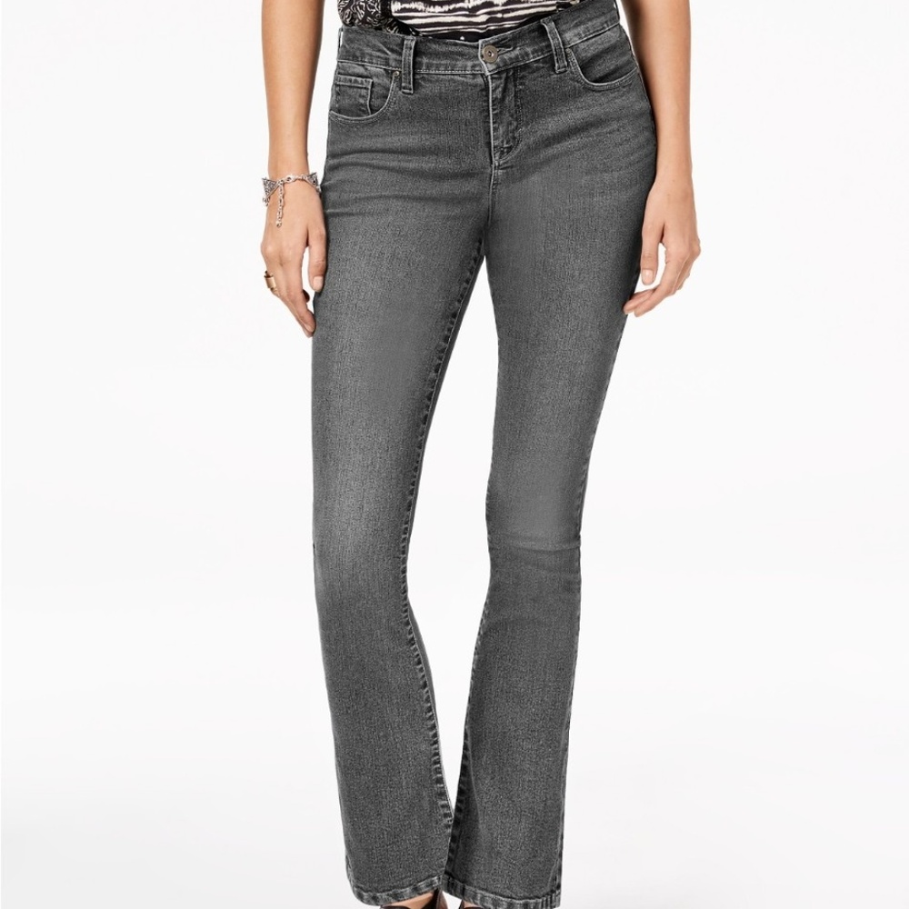 Style & Co Petite Tummy-Control Boot cut Jeans 2P